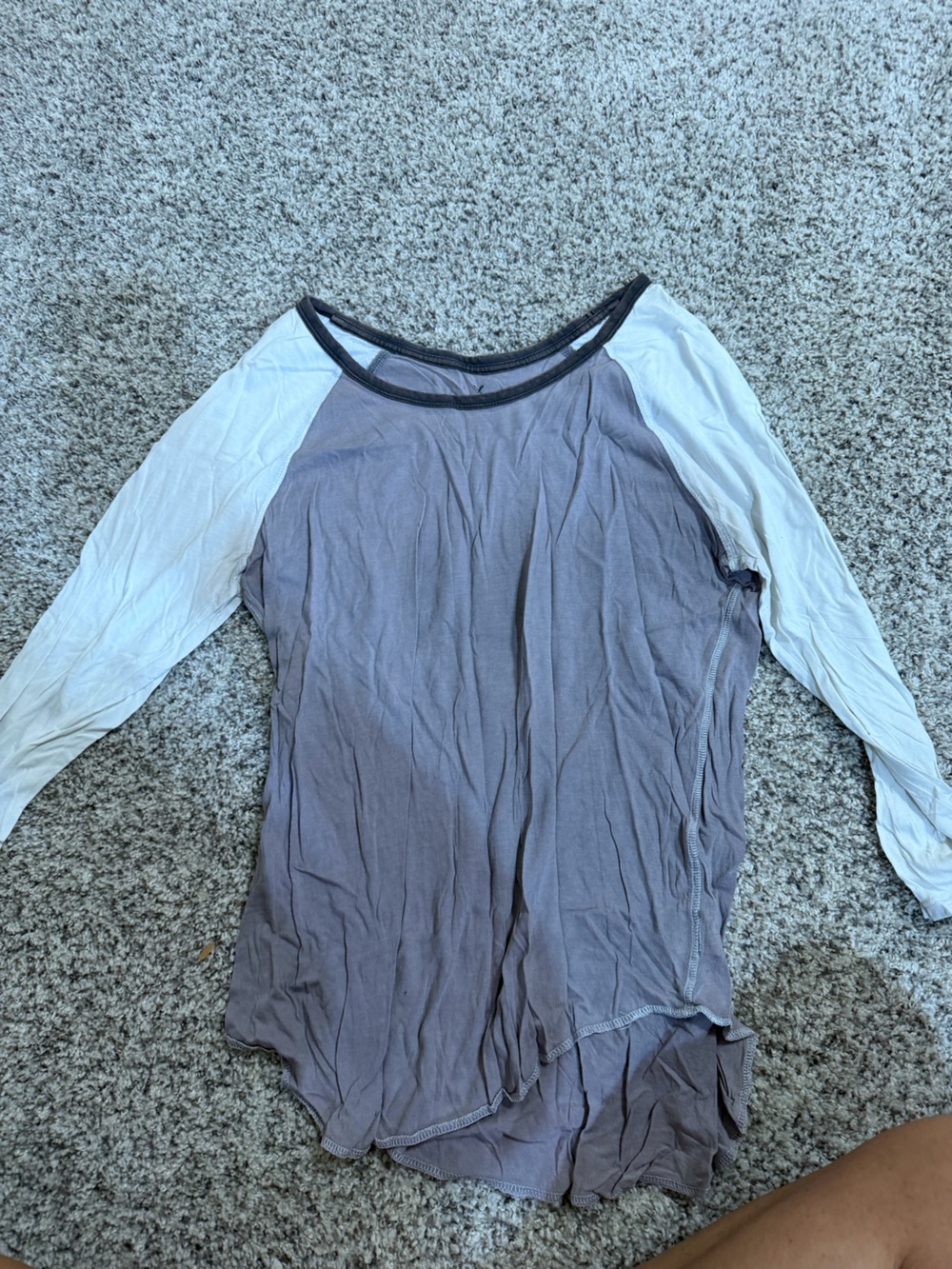 American Eagle Outfitters Light Brown/Taupe Crew Neck Tee